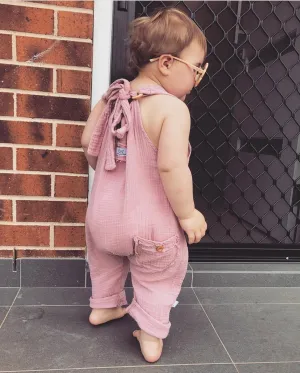 Toddler Dungaree - Dusty Pink
