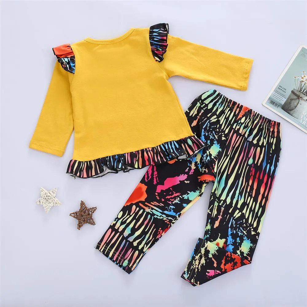 Toddler Mama's Girl LongSleeve Tie Dye Top & Pants Toddler Girls Wholesale