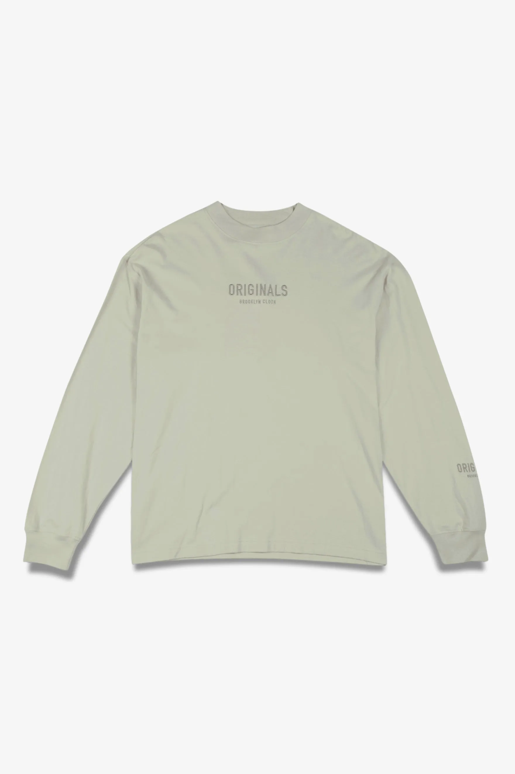 Tonal Embroidered Originals Long Sleeve Tee