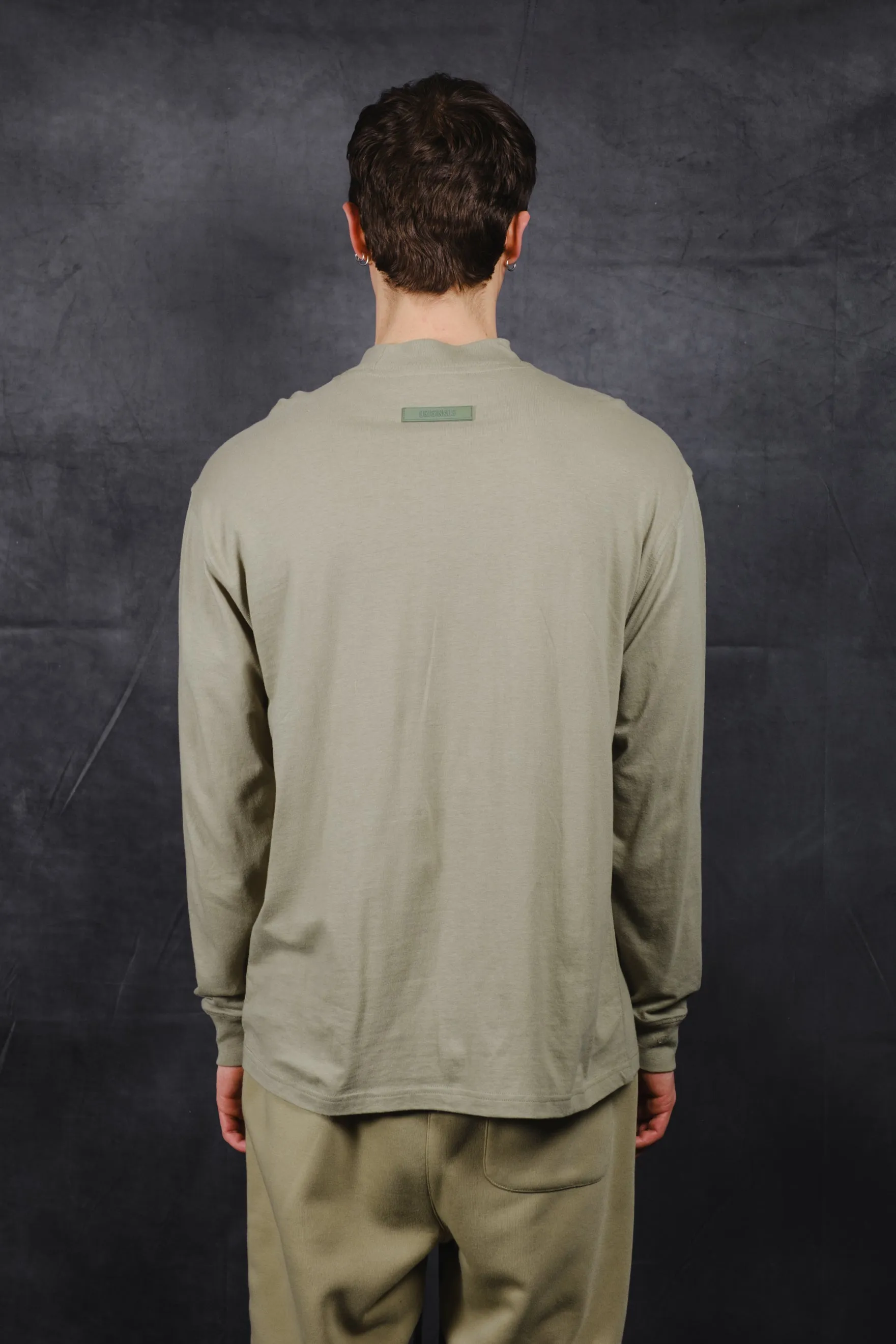 Tonal Embroidered Originals Long Sleeve Tee