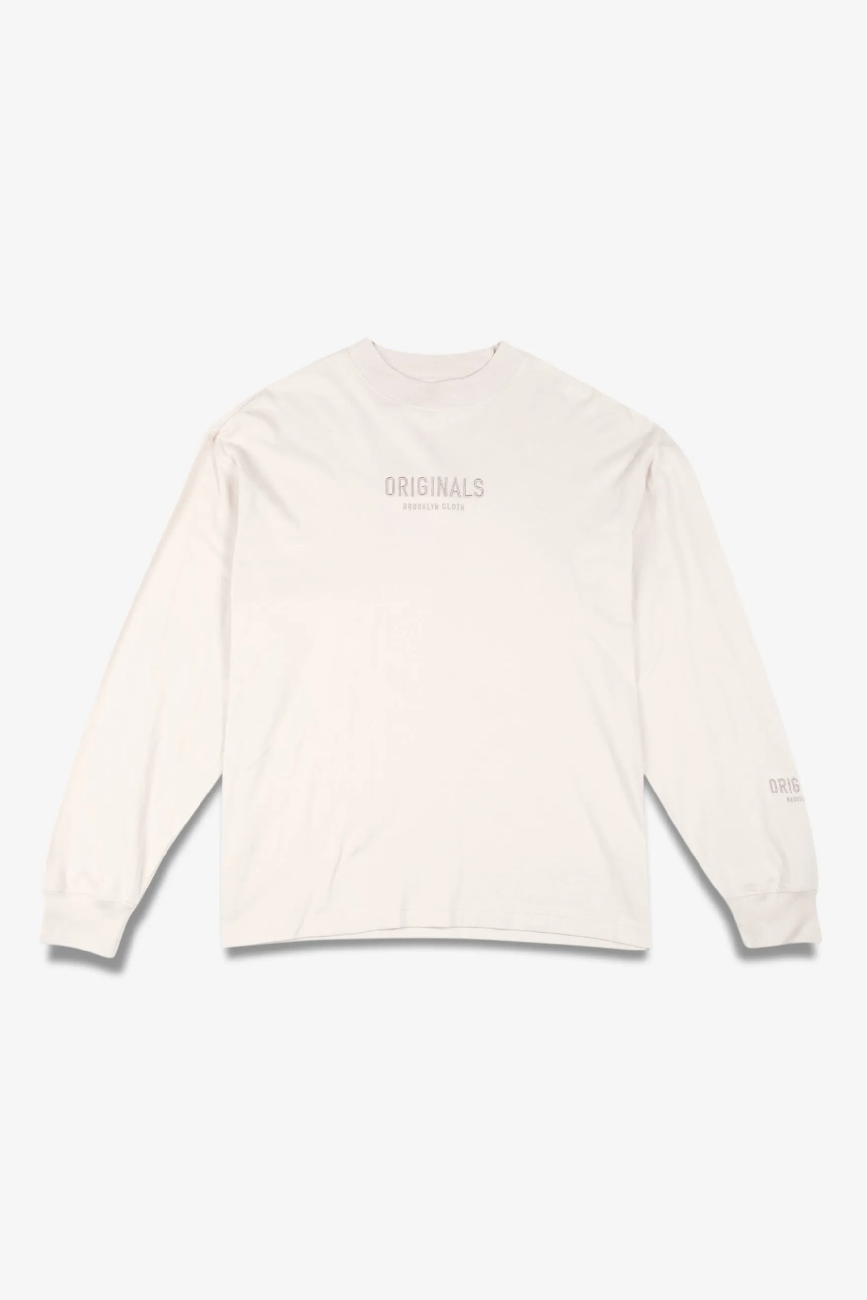 Tonal Embroidered Originals Long Sleeve Tee
