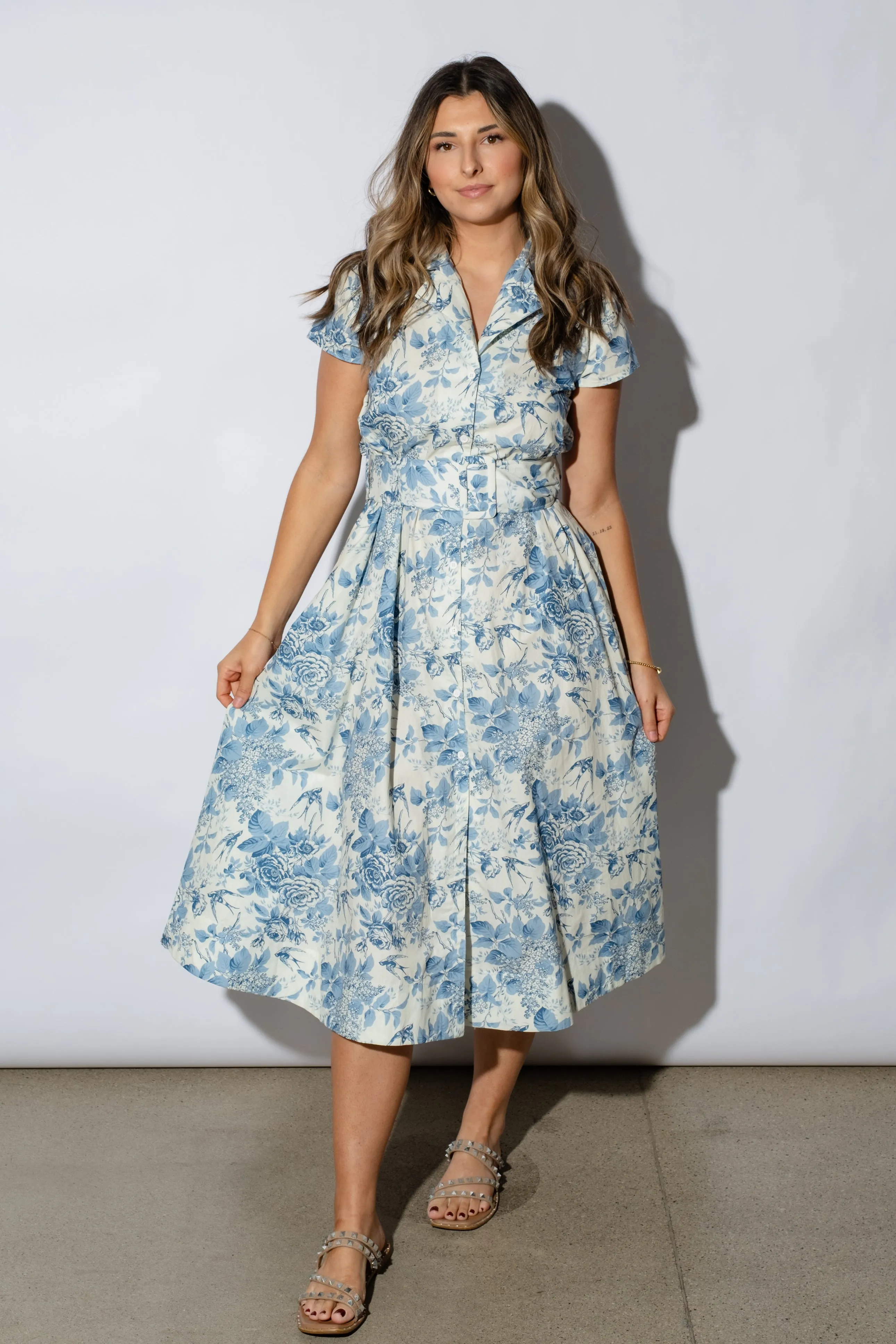 Trinity Floral Midi Dress