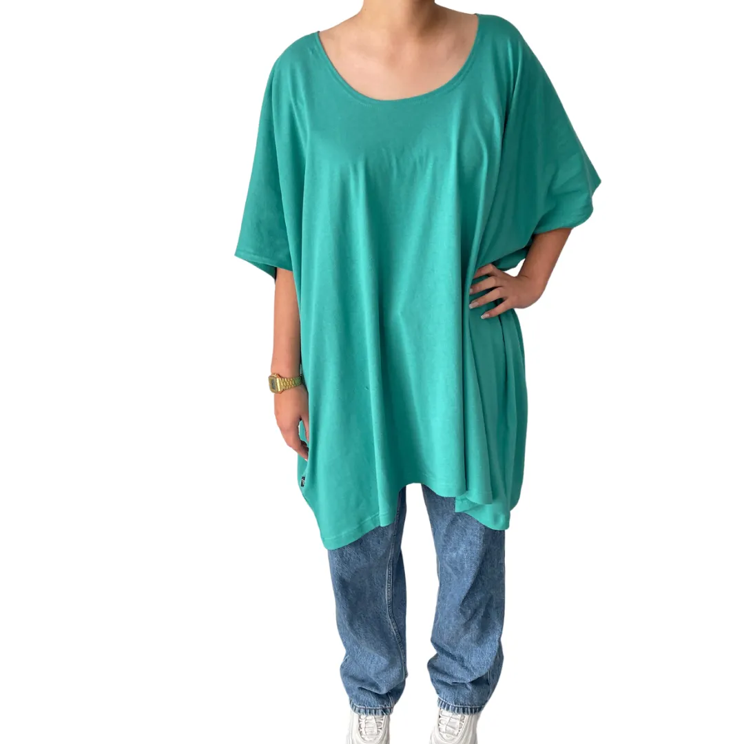 TWO DAUGHTERS - Oversized Box Tee - Aquamarine