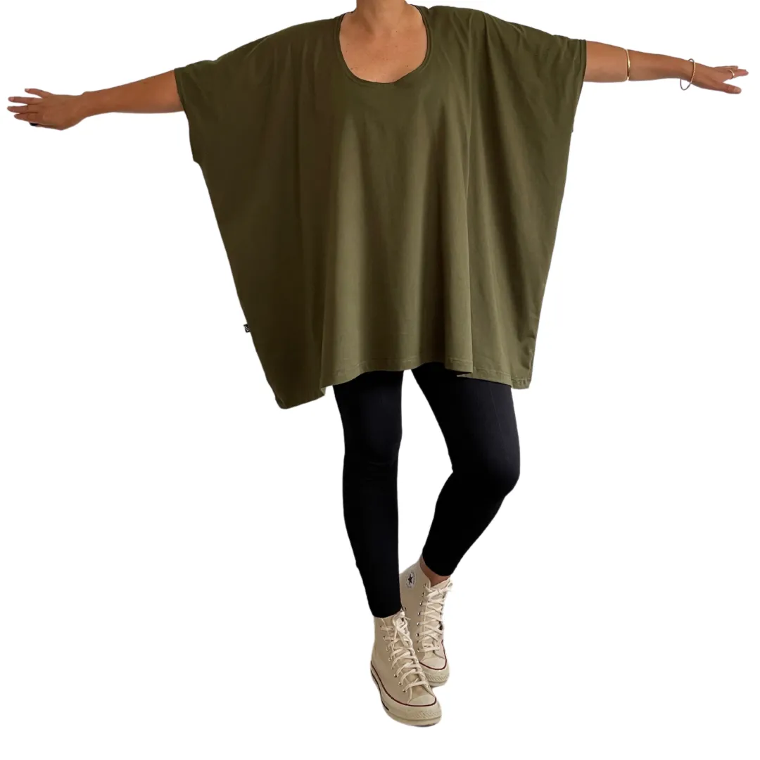 TWO DAUGHTERS - Oversized Box Tee - Aquamarine