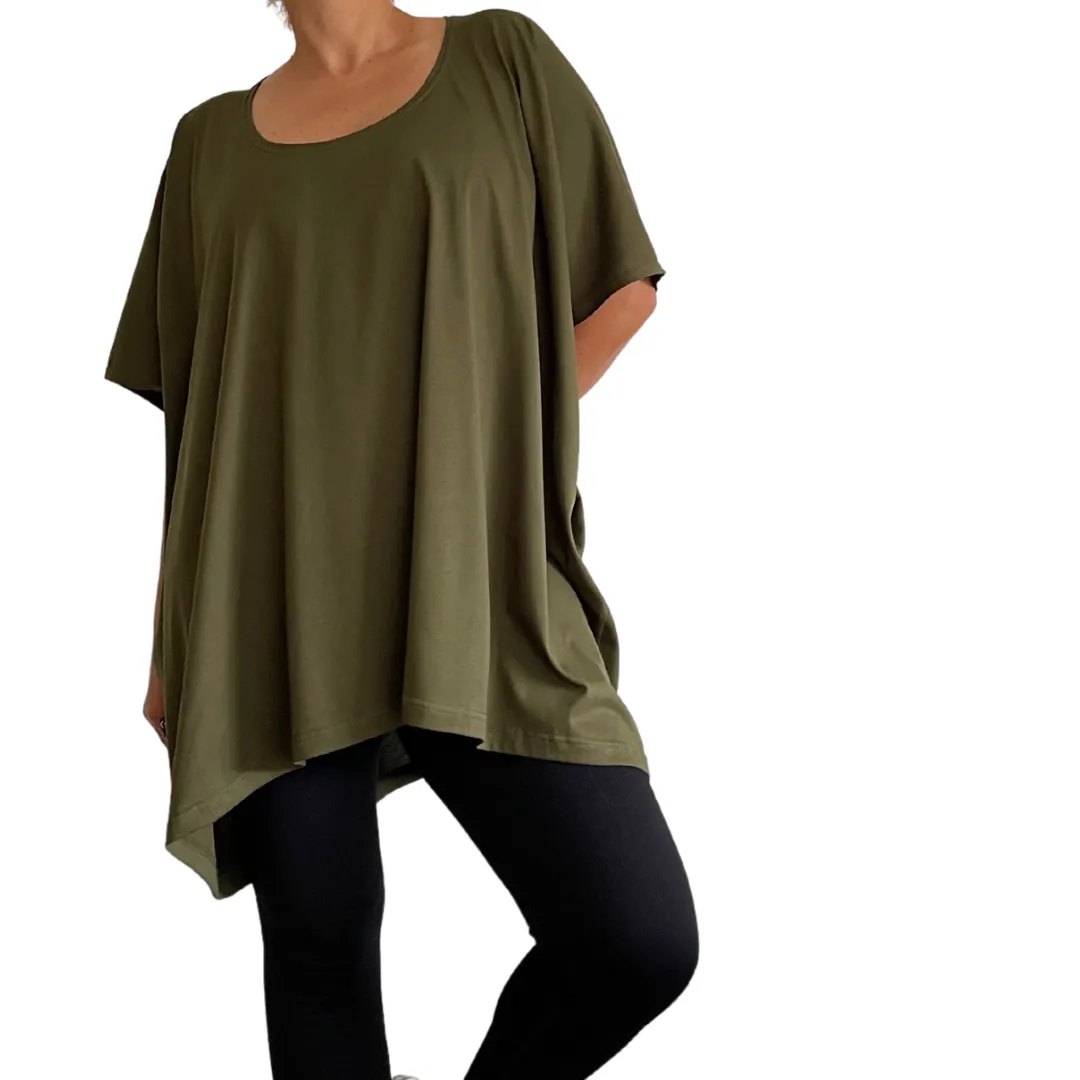 TWO DAUGHTERS - Oversized Box Tee - Aquamarine