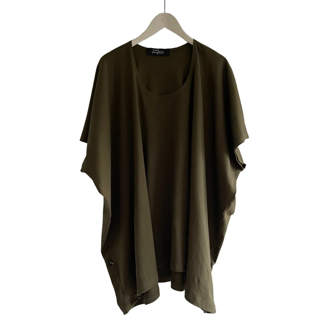 TWO DAUGHTERS - Oversized Box Tee - Aquamarine