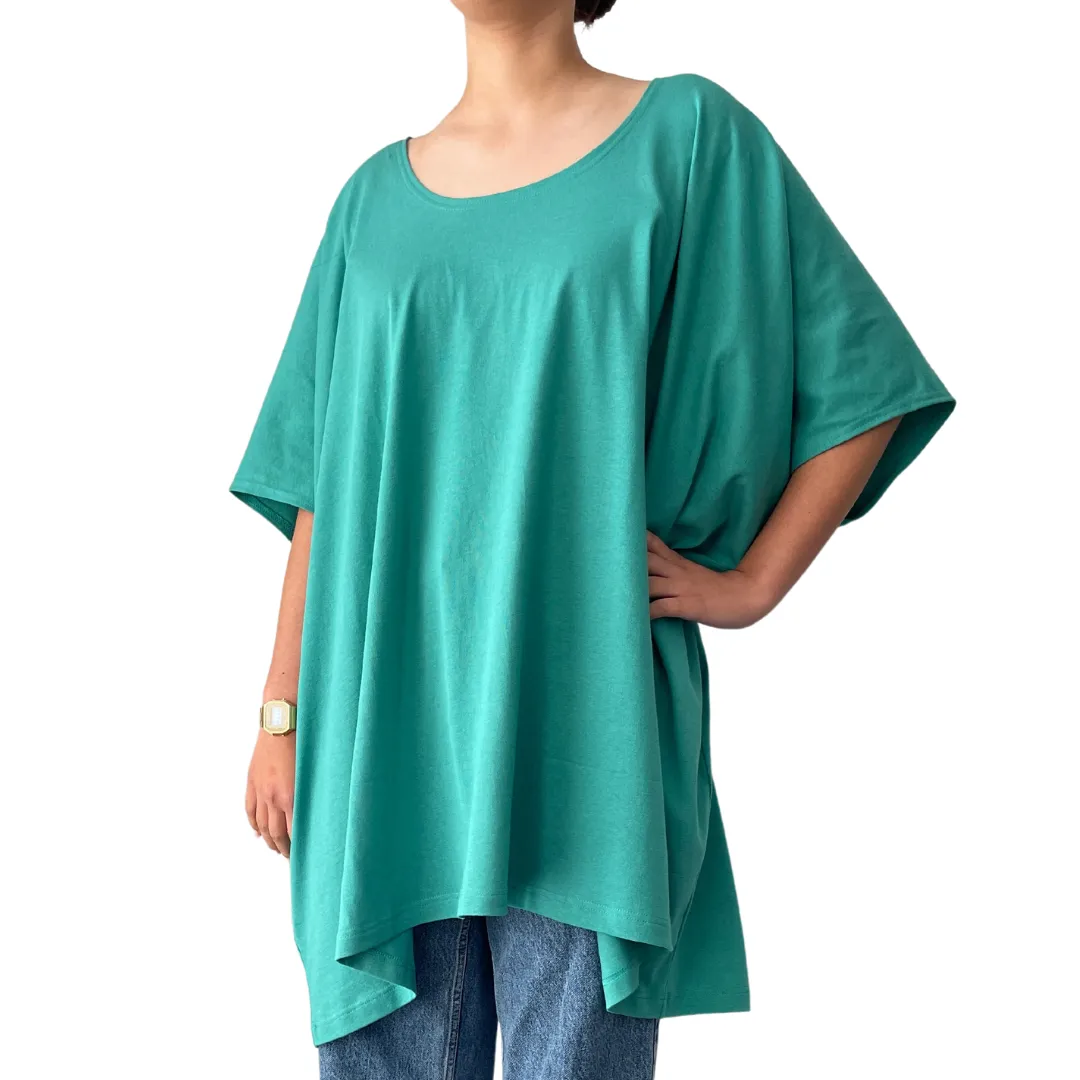 TWO DAUGHTERS - Oversized Box Tee - Aquamarine