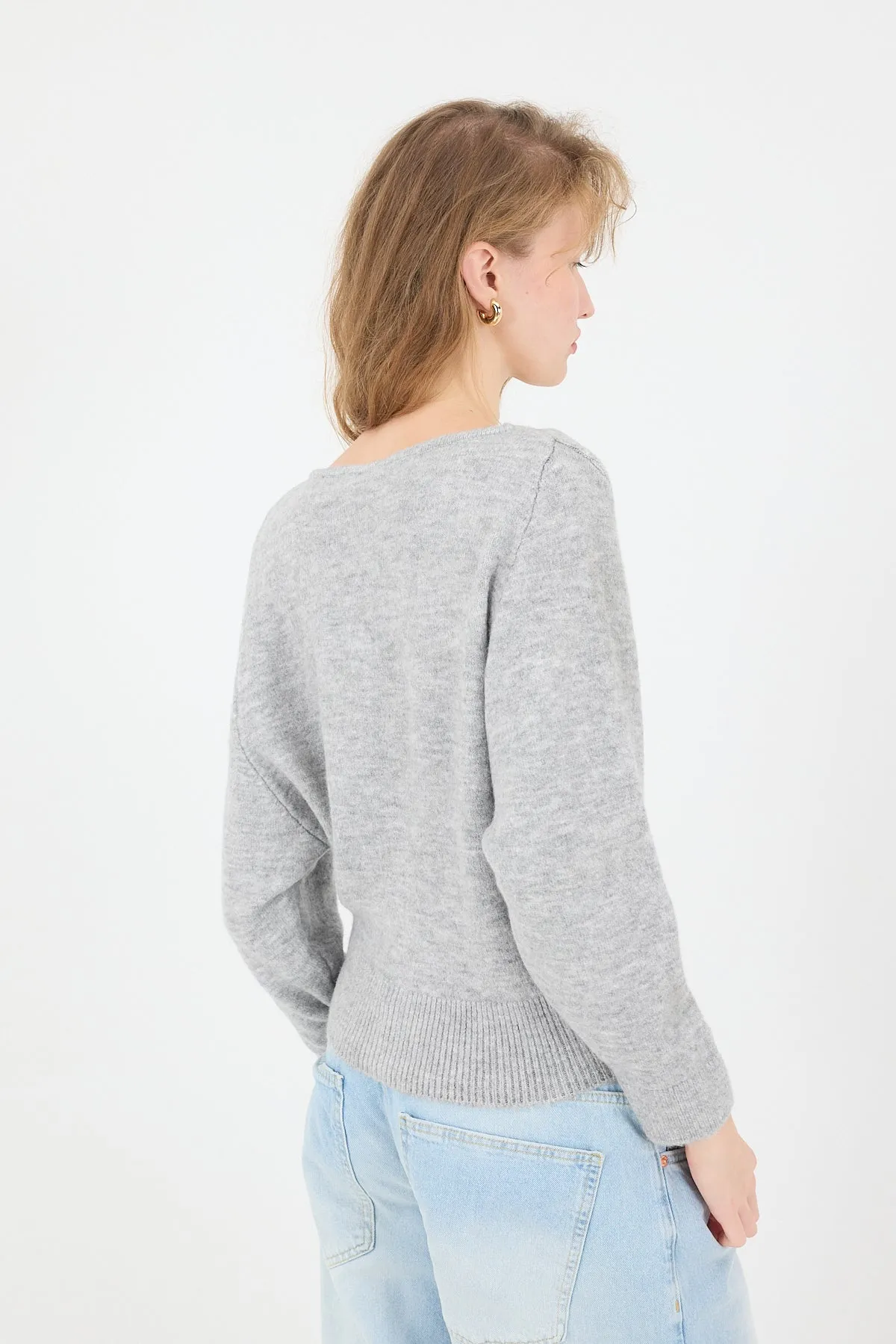 V-Neck Buttoned Knitwear Cardigan