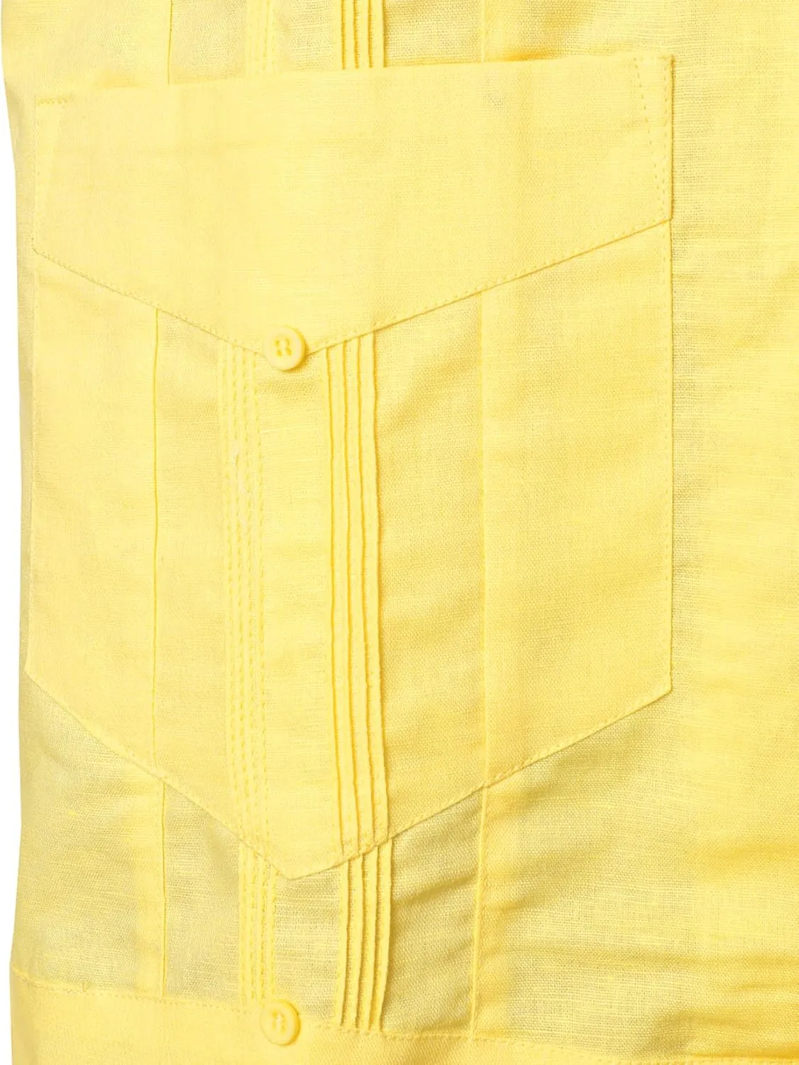 VATPAVE Mens Linen Cuban Guayabera Shirts Casual Button Down Short Sleeve Summer Shirts