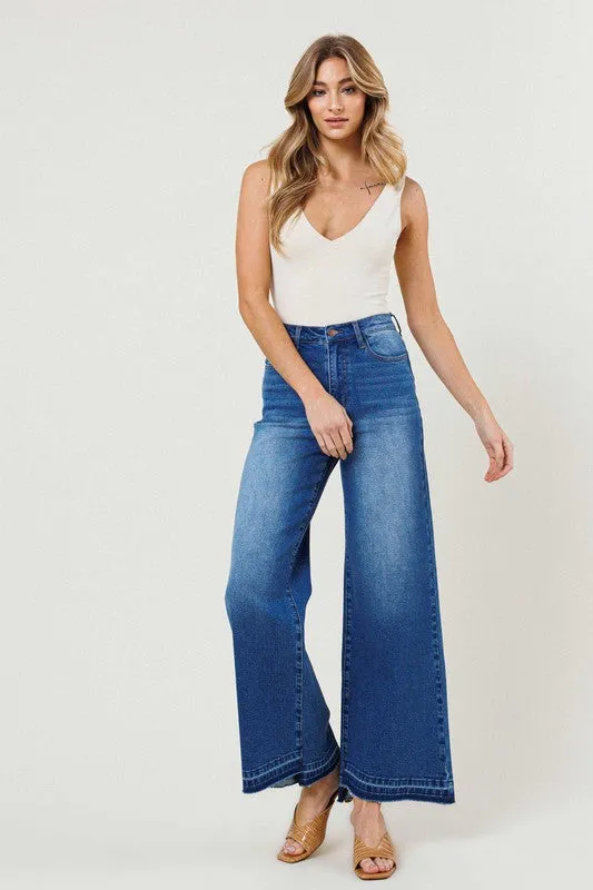 Vibrant MIU Wide Leg Jeans