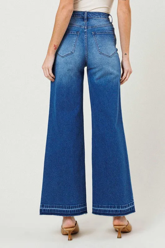 Vibrant MIU Wide Leg Jeans