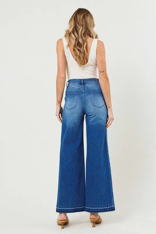 Vibrant MIU Wide Leg Jeans