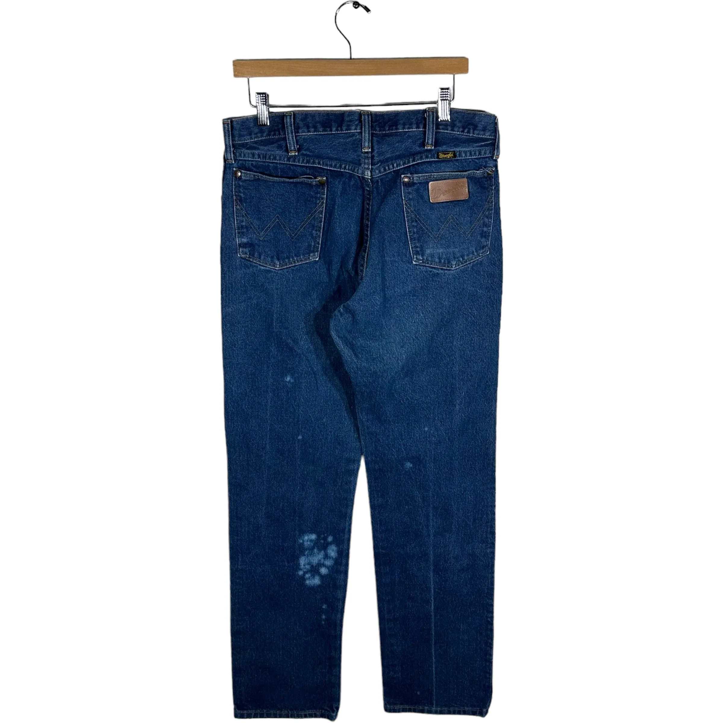 Vintage Wrangler Bleach Stained Denim Jeans