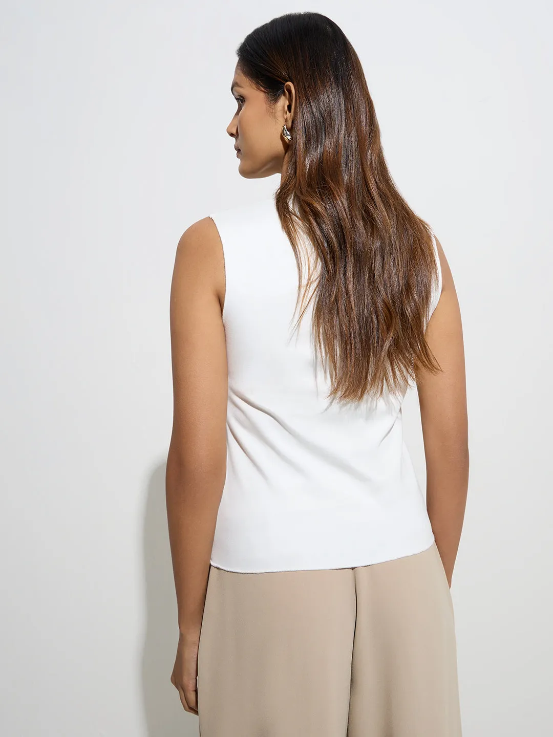 Wardrobe White Ruched Top